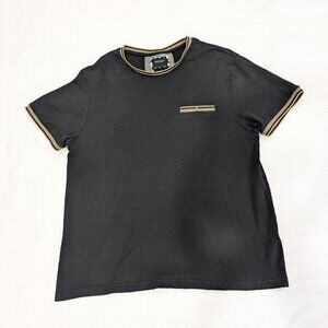 Cactus Man Ricky Singh Black Cotton Tee-Shirt Men size Large Casual